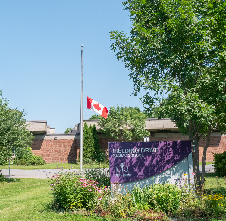 Front of School